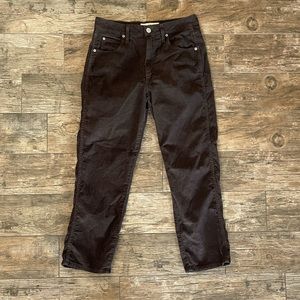 AMO cropped corduroy pants 29